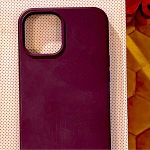 Dark plum iPhone 12 Pro Max case
